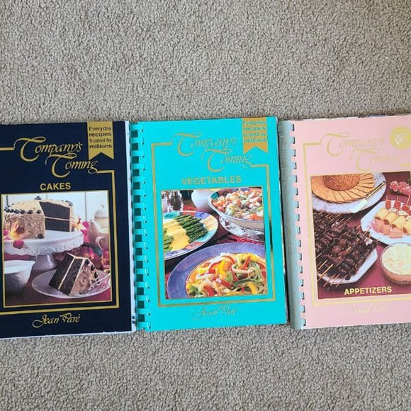 Vintage Company's Coming Appetizers (1995), Cakes‎ (2003) and Vegetables (2004) - Picture 1 of 7